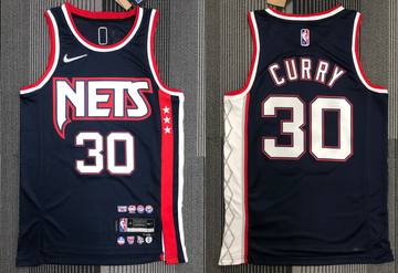 Men Brooklyn Nets navy jersey