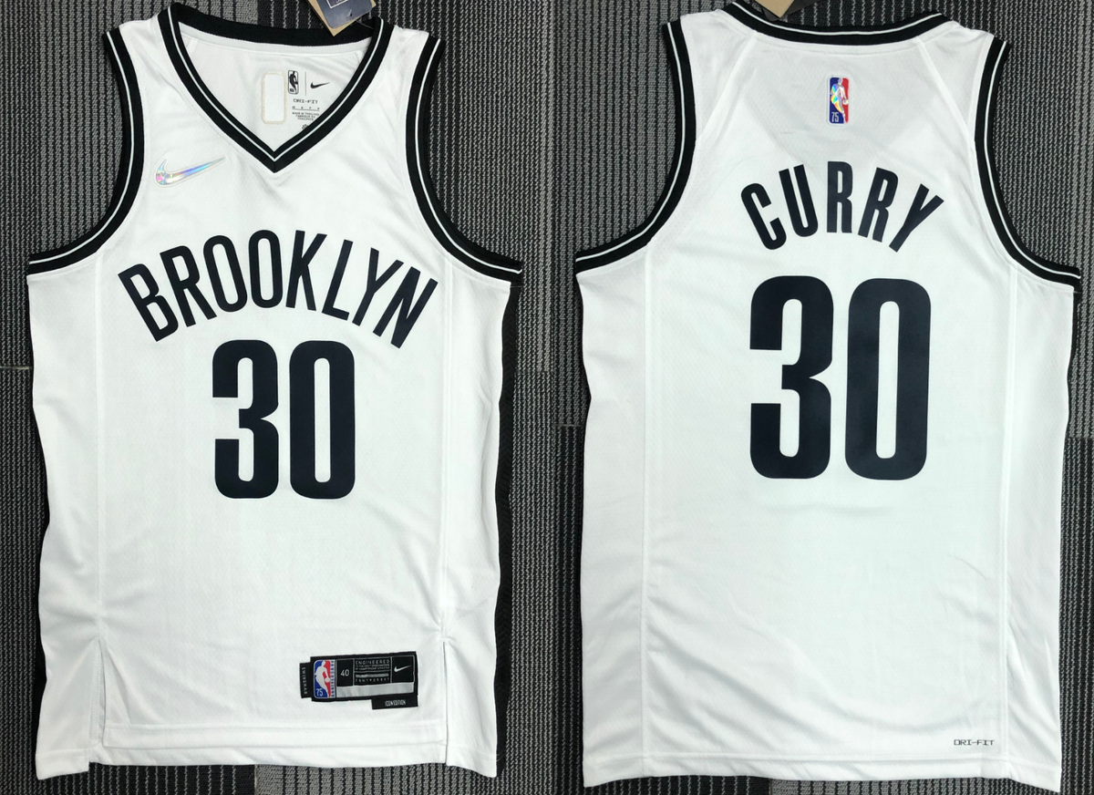 Men Brooklyn Nets white jersey