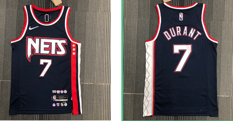 Men Brooklyn Nets navy jersey