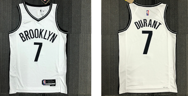 Men Brooklyn Nets white jersey