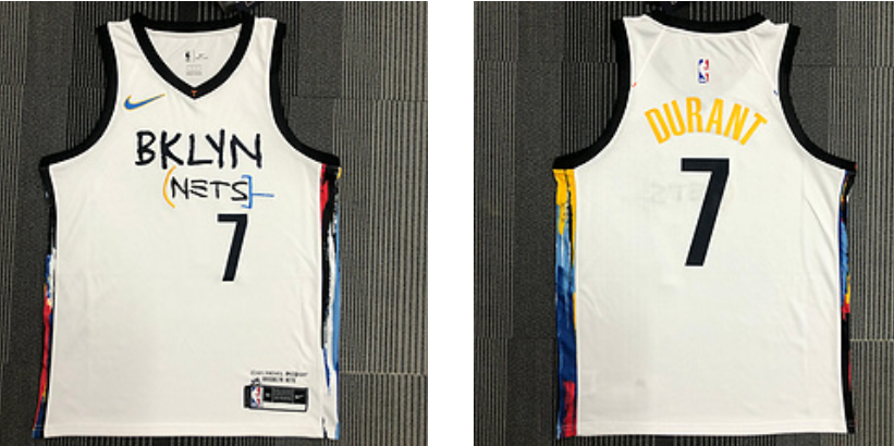 Men Brooklyn Nets white jersey
