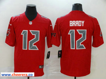 Men Nike Tom Brady Tampa Bay Buccaneers red Color Rush jersey
