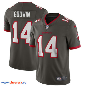 Men Nike Chris Godwin Tampa Bay Buccaneers gray Vapor jersey