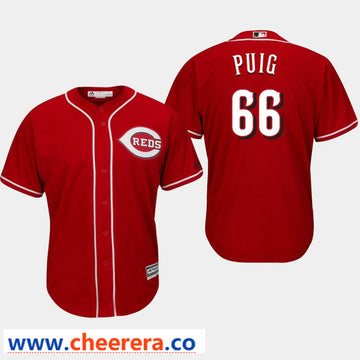 Yasiel Puig Cincinnati Reds red jersey
