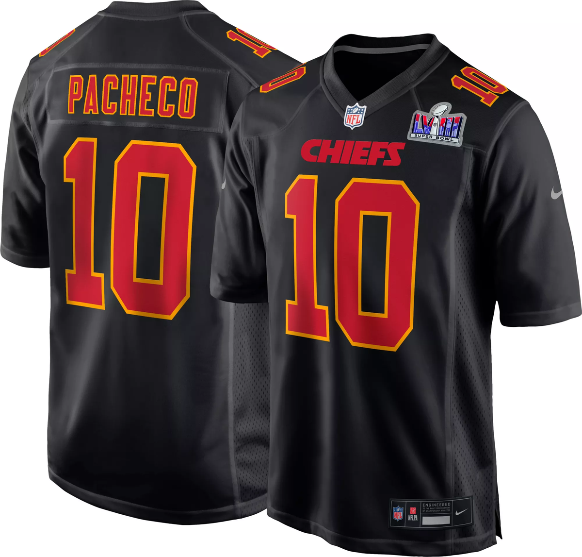 Isiah Pacheco Kansas City Chiefs black Limited jersey