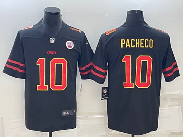 Isiah Pacheco Kansas City Chiefs black Vapor jersey
