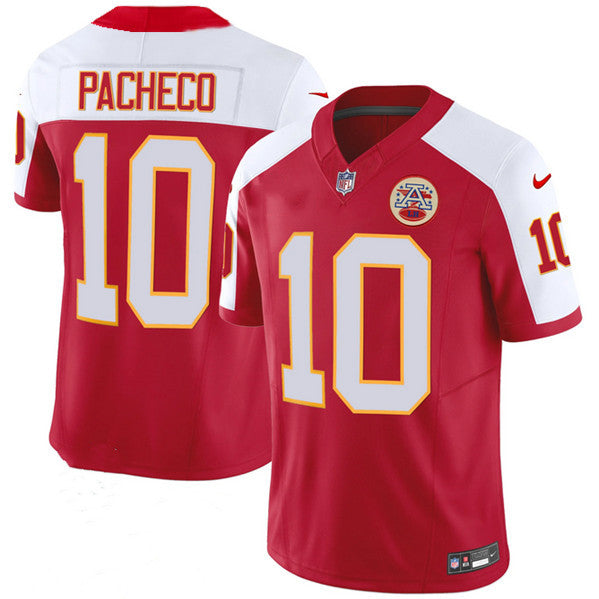 Isiah Pacheco Kansas City Chiefs red Vapor jersey