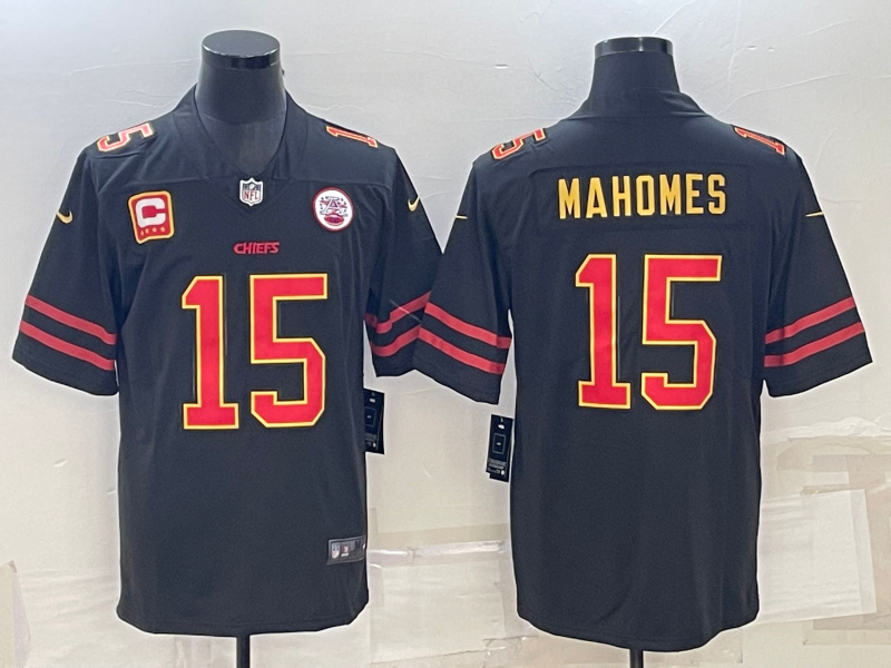 Patrick Mahomes Kansas City Chiefs black Vapor jersey