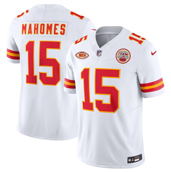 Patrick Mahomes Kansas City Chiefs white Vapor jersey