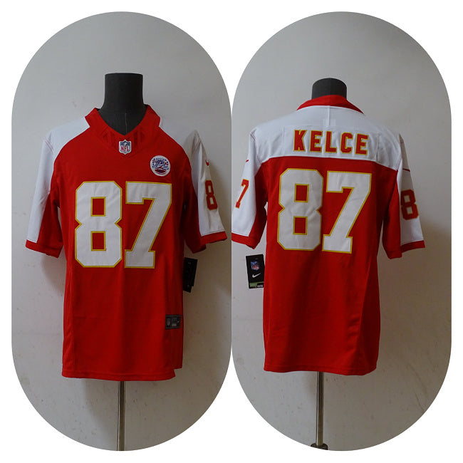 Travis Kelce Kansas City Chiefs red Vapor jersey