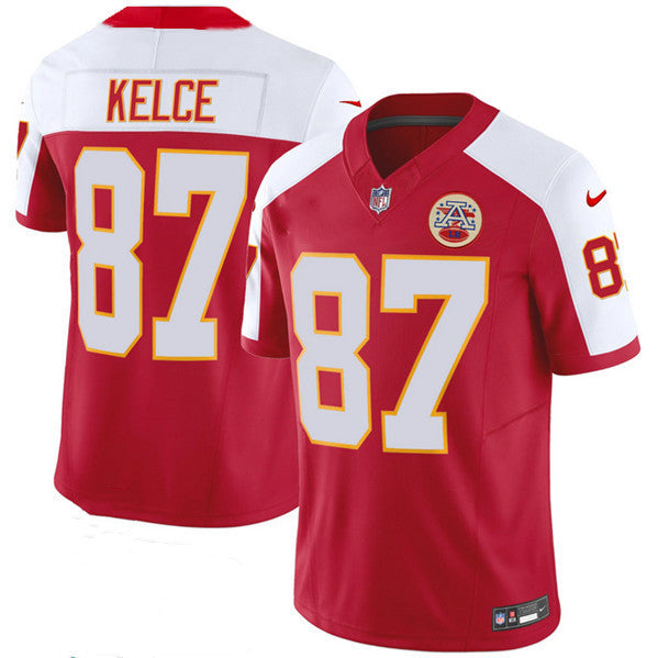 Travis Kelce Kansas City Chiefs red Vapor jersey