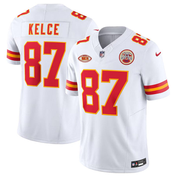 Travis Kelce Kansas City Chiefs white Vapor jersey