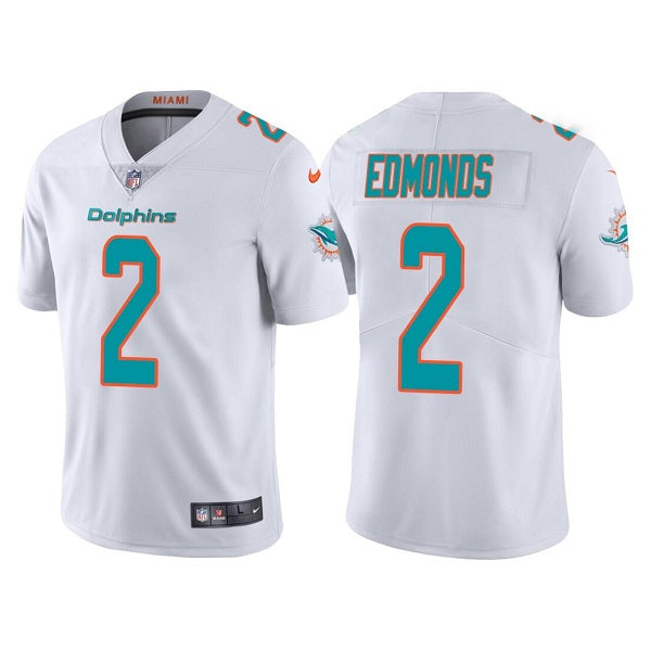 Chase Edmonds Miami Dolphins white Vapor jersey