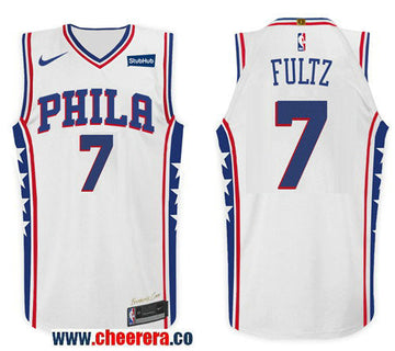 Nike NBA Markelle Fultz Philadelphia 76ers white jersey