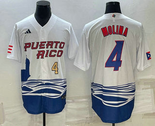 Carlos Correa Number Puerto Rico Baseball white Classic jersey