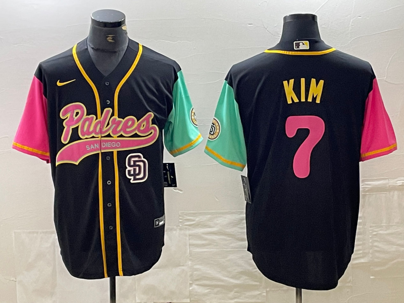 Ha Seong Kim San Diego Padres black City Connect jersey