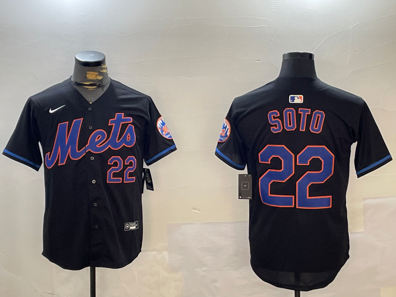 Juan Soto New York Mets black jersey