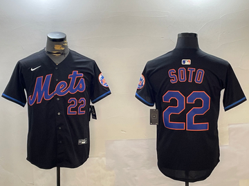 Juan Soto New York Mets black jersey
