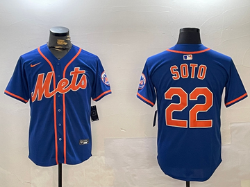 Juan Soto New York Mets blue jersey