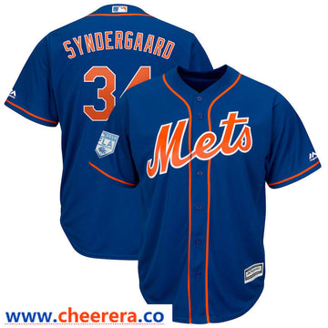 Noah Syndergaard New York Mets royal jersey