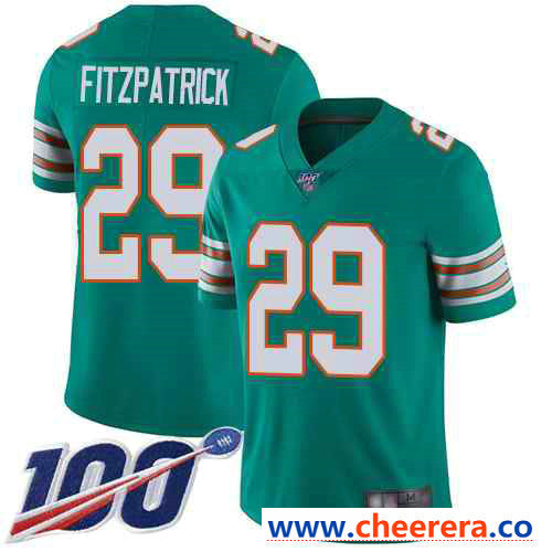 Minkah Fitzpatrick Miami Dolphins aqua Vapor jersey