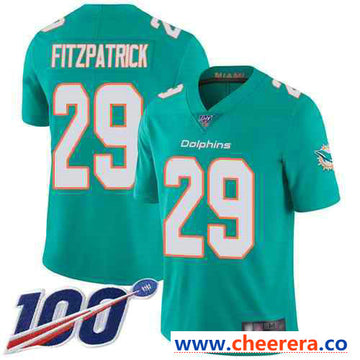 Minkah Fitzpatrick Miami Dolphins aqua Vapor jersey