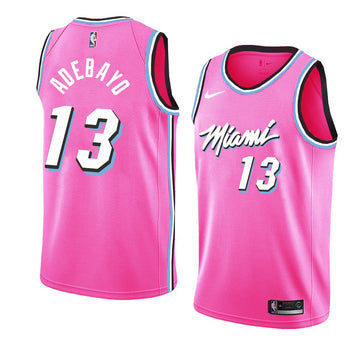 Adebayo Miami Heat pink jersey