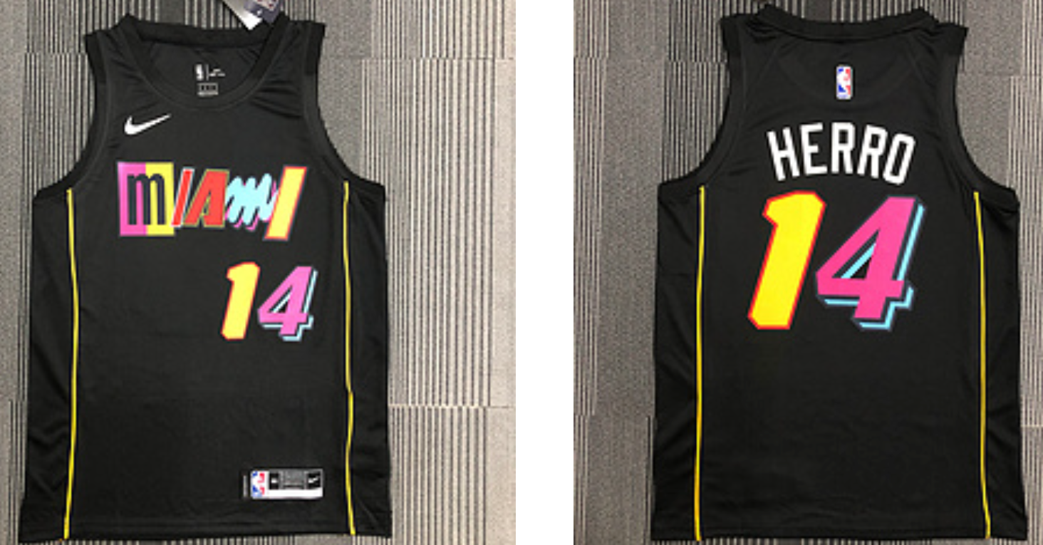 Herro Miami Heat black jersey