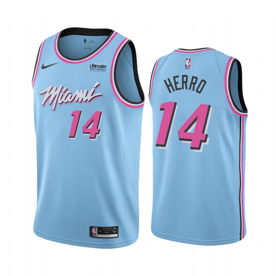 Herro Miami Heat blue jersey