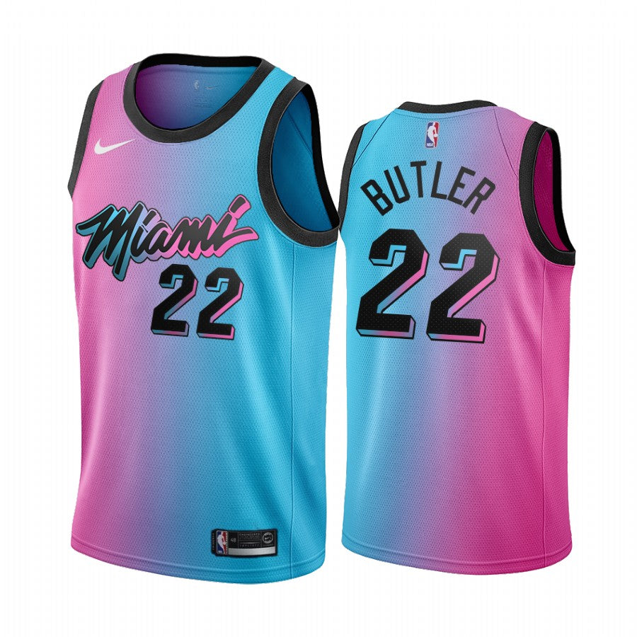 Butler Blue Miami Heat pink jersey