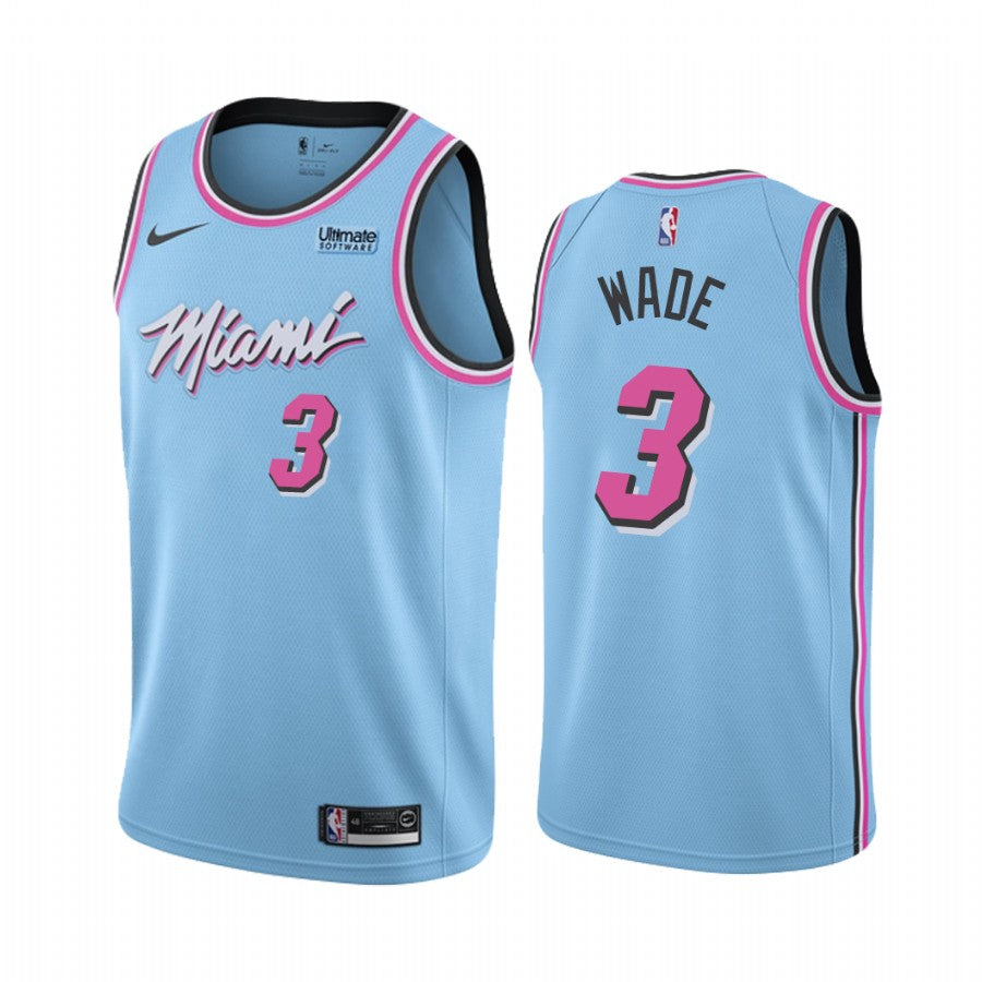Wade Miami Heat blue jersey