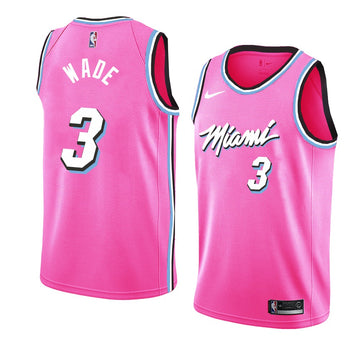 Wade Miami Heat pink jersey