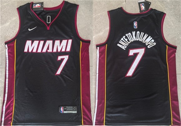 Giannis Antetokounmpo Miami Heat black jersey
