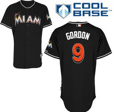 Dee Gordon Miami Marlins black jersey