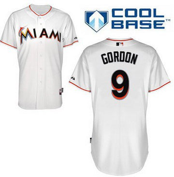 Dee Gordon Miami Marlins white jersey