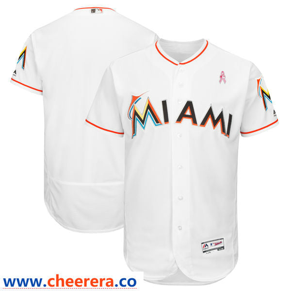 Custom Miami Marlins white jersey