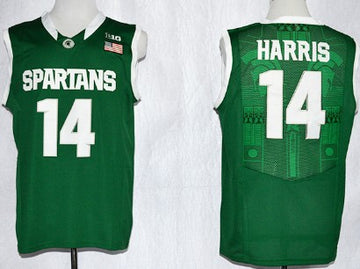 Gary Harris Michigan State Spartans green jersey