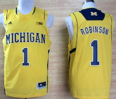 Glenn Robinson III Michigan Wolverines yellow jersey
