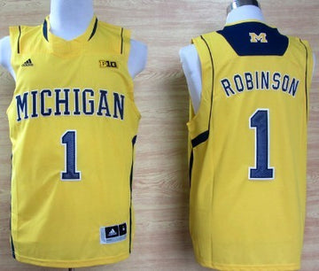 Glenn Robinson III Michigan Wolverines yellow jersey