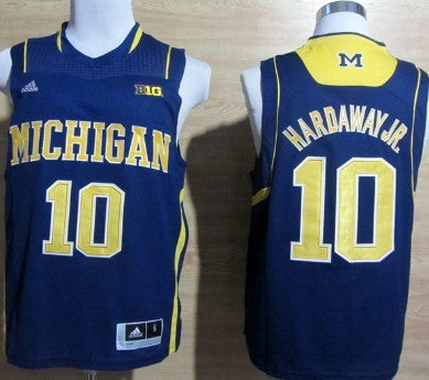 Tim Hardaway Jr Michigan Wolverines blue jersey