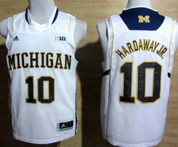 Tim Hardaway Jr Michigan Wolverines white jersey