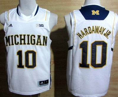 Tim Hardaway Jr Michigan Wolverines white jersey