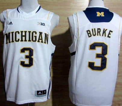 Trey Burke Michigan Wolverines white jersey