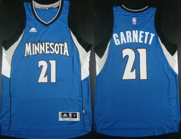 NBA Kevin Garnett Revolution Minnesota Timberwolves blue jersey