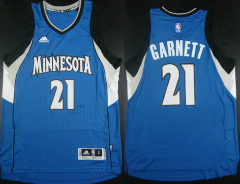 NBA Kevin Garnett Revolution Minnesota Timberwolves blue jersey