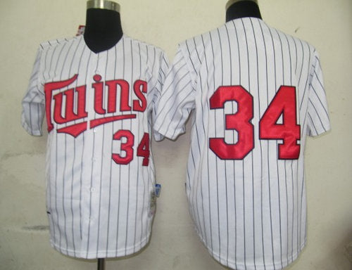 Kirby Puckett Minnesota Twins white Throwback jersey