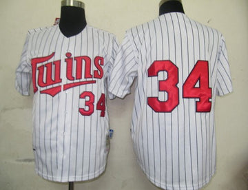 Kirby Puckett Minnesota Twins white Throwback jersey