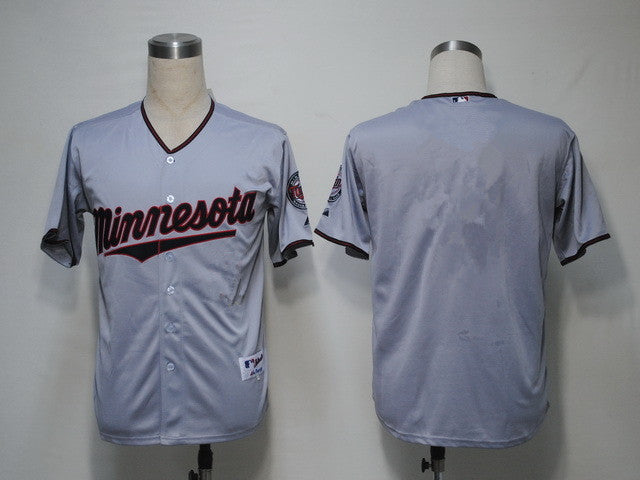 MLB Blank Minnesota Twins gray jersey