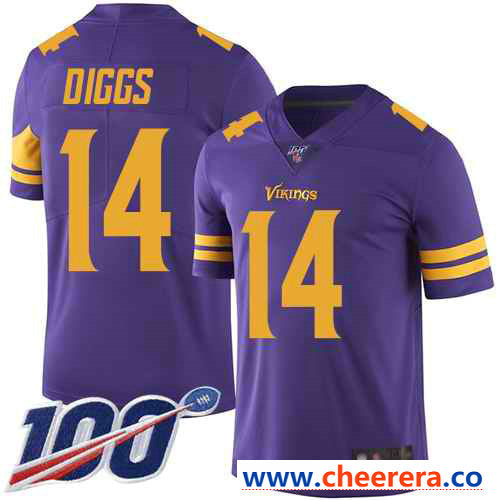 Stefon Diggs Minnesota Vikings purple Limited jersey