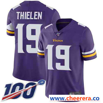Adam Thielen Minnesota Vikings purple Vapor jersey